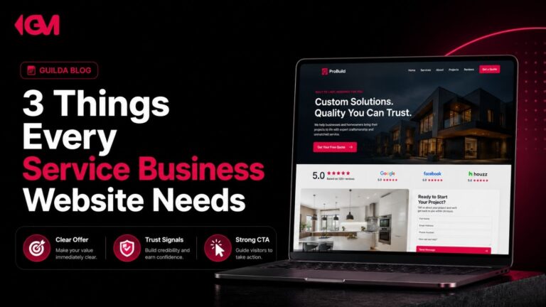 3 Things Every Service Business Website Needs