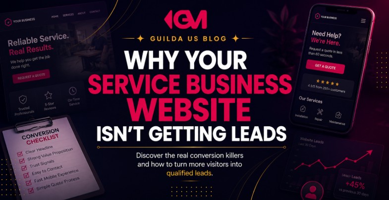 Why Your Service Business Website Isn’t Getting Leads