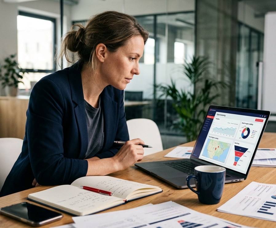 Guilda Marketing diagnostic audit and growth execution process